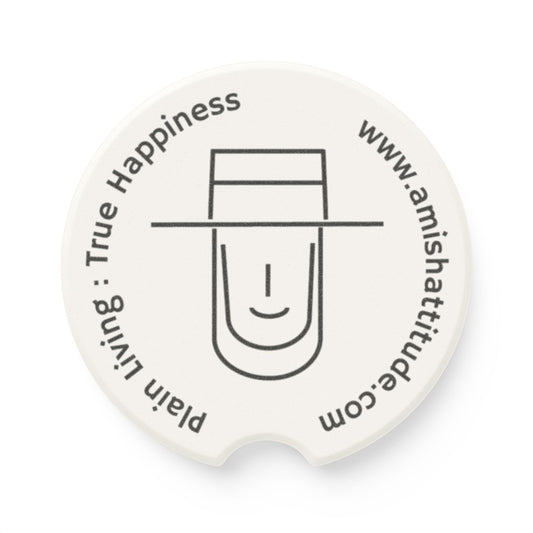 Jacob Soapstone Car Coaster, True Happiness Quote, Unique Gift for Car Lovers