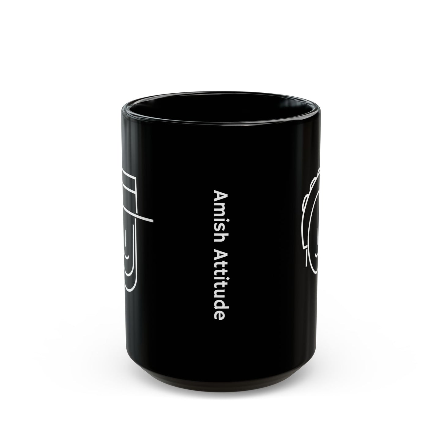 Jacob and Sadie Black Ceramic Mug (11oz, 15oz)
